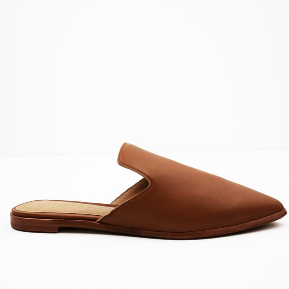 New MADEWELL The Gemma Mule in English Saddle Leather - Picture 3 of 5